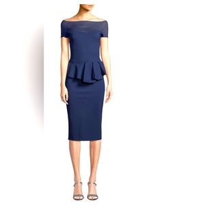 Excellent Chiara boni navy blue dress